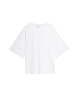 Cotton Modal Embroidered Pyjama Top