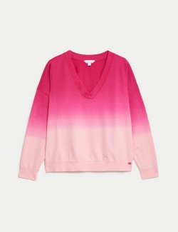 Pure Cotton Ombre Lounge Sweatshirt