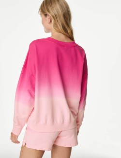 Pure Cotton Ombre Lounge Sweatshirt