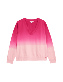 Pure Cotton Ombre Lounge Sweatshirt