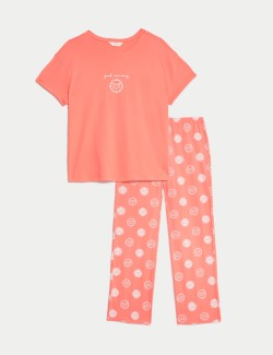 Pure Cotton Printed Pyjama Set