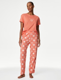 Pure Cotton Printed Pyjama Set