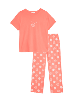 Pure Cotton Printed Pyjama Set