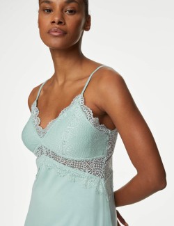 Body Soft™ Lace Trim Chemise