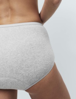 Vysoce savé menstruační kalhotky do pasu, 2 ks