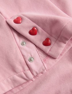 Outfit s mikinovým topem s límečkem a spodním dílem, vysoký podíl bavlny (1 – 8 let)