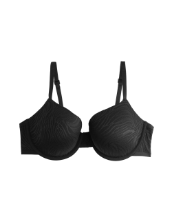 Body Lace Wired Demi Cup Bra (A-E)
