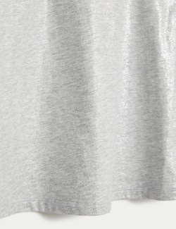 Pure Cotton Metallic T-Shirt