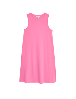 Pure Cotton Mini Smock Dress