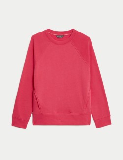 Cotton Rich Crew Neck Sweatshirt