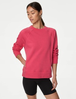 Cotton Rich Crew Neck Sweatshirt