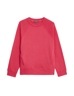 Cotton Rich Crew Neck Sweatshirt