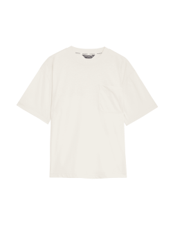 Pure Cotton Crew Neck Relaxed T-Shirt