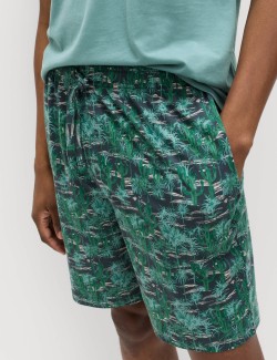 Pyžamová souprava z čisté bavlny s potiskem kaktusů