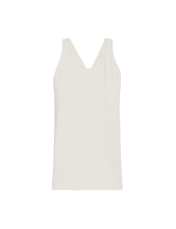 Scoop Neck Cross Back Fitted Yoga Vest Top