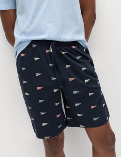 Pyžamová souprava z čisté bavlny s nápisem Off Duty