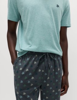 Pyžamová souprava z čisté bavlny s potiskem želvy