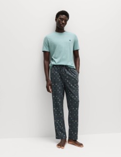 Pyžamová souprava z čisté bavlny s potiskem želvy