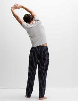 Pruhovaná pyžamová souprava z čisté bavlny