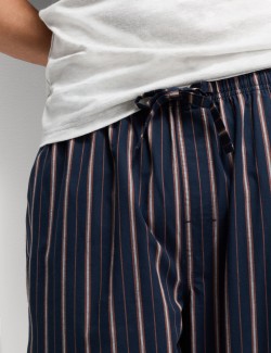 Pruhovaná pyžamová souprava z čisté bavlny