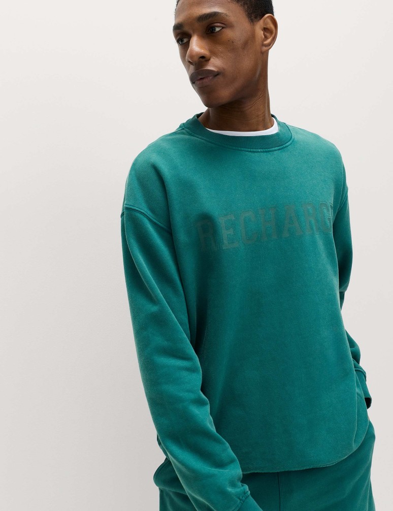 Pyžamový top s potiskem, s vysokým podílem bavlny