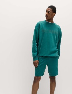 Pyžamový top s potiskem, s vysokým podílem bavlny