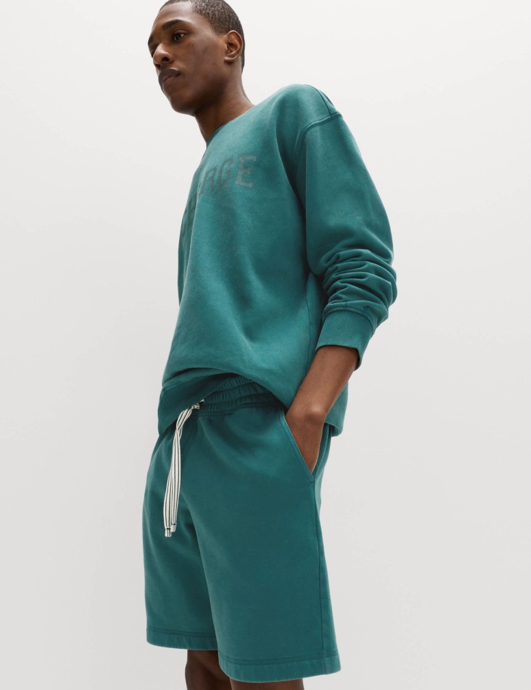 Cotton Rich Garment Wash Pyjama Shorts