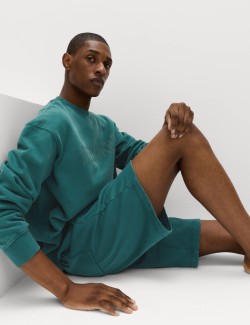 Cotton Rich Garment Wash Pyjama Shorts