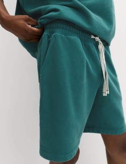 Cotton Rich Garment Wash Pyjama Shorts