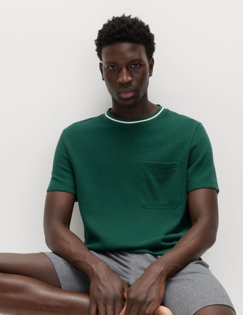 Cotton Rich Loungewear Top