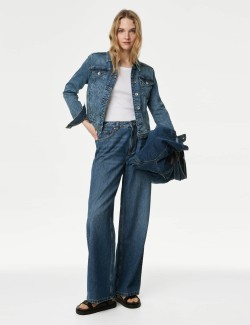 High Rise Wide Leg Jeans