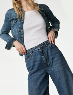 High Rise Wide Leg Jeans