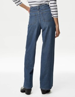 High Rise Wide Leg Jeans