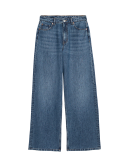 High Rise Wide Leg Jeans