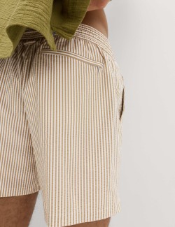 Plavecké šortky z mačkaného materiálu