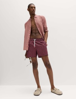 Rychleschnoucí koupací šortky s potiskem