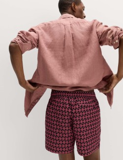 Rychleschnoucí koupací šortky s potiskem