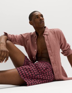 Rychleschnoucí koupací šortky s potiskem