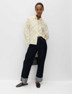 Geometric Collared Shirt