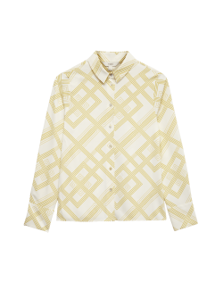 Geometric Collared Shirt