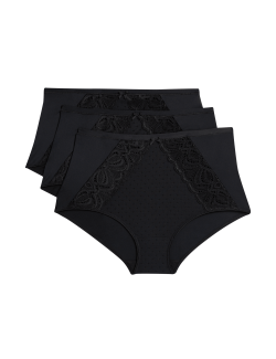 3pk Amelia Lace Full Briefs