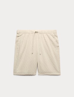 Šortky s vysokým podílem lnu