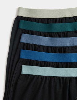 Žerzejové boxerky z čisté bavlny s technologií Cool & Fresh™, 5 ks v balení