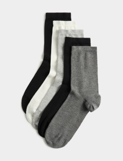 5 Pack Supersoft Crew Socks