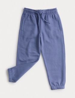 Cotton Rich Plain Joggers (2-8 Yrs)