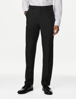 Big & Tall Regular Fit Flat Front Trousers