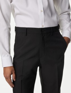 Big & Tall Regular Fit Flat Front Trousers