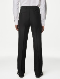 Big & Tall Regular Fit Flat Front Trousers