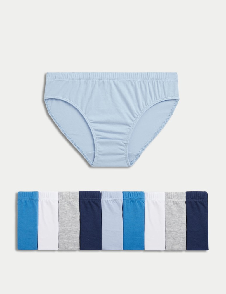 10pk Pure Cotton Briefs (2-14 Yrs)