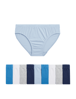 10pk Pure Cotton Briefs (2-14 Yrs)